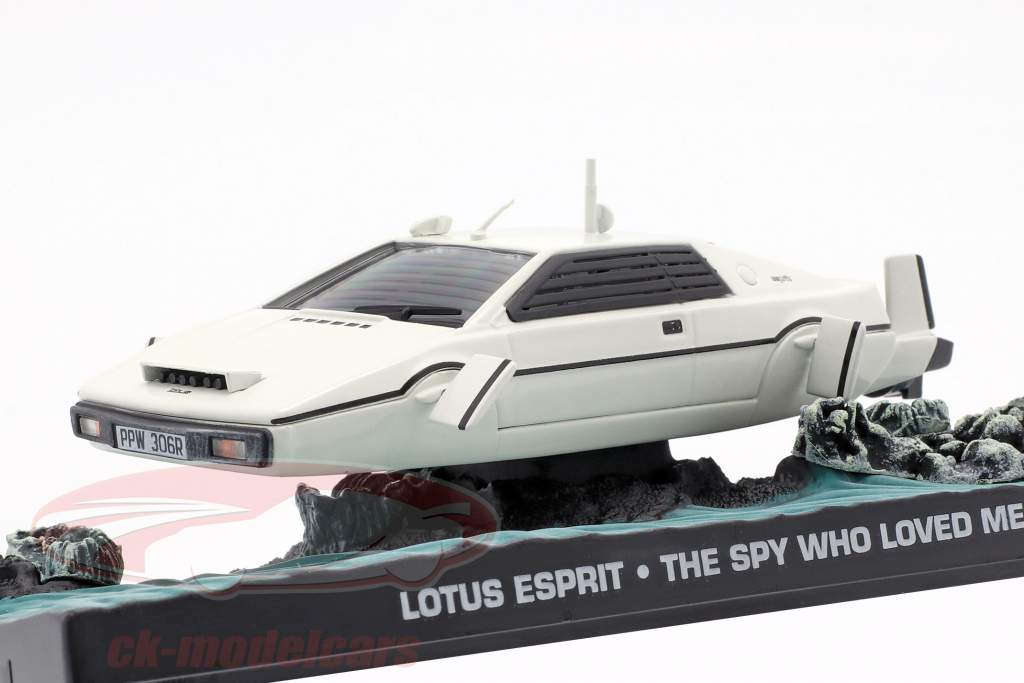 Lotus Esprit Джеймса Бонда фильм Шпион, который меня любил автомобиль белого 1:43 Ixo