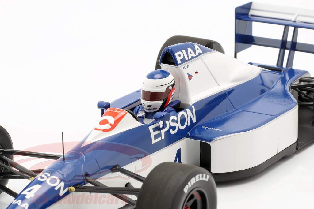 Jean Alesi Tyrrell 018 #4 2º EUA GP fórmula 1 1990 1:18 Minichamps