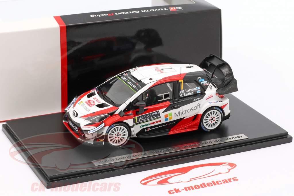 Toyota Yaris WRC #7 3 Rallye Monte Carlo 2018 Latvala, Anttila 1:43 Spark