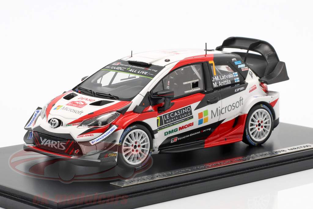 Toyota Yaris WRC #7 3 Rallye Monte Carlo 2018 Latvala, Anttila 1:43 Spark