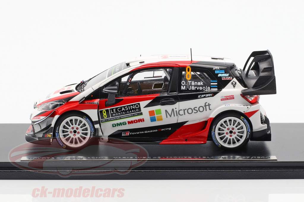 Toyota Yaris WRC #8 2e Rallye Monte Carlo 2018 Tänak, Järveoja 1:43 Spark