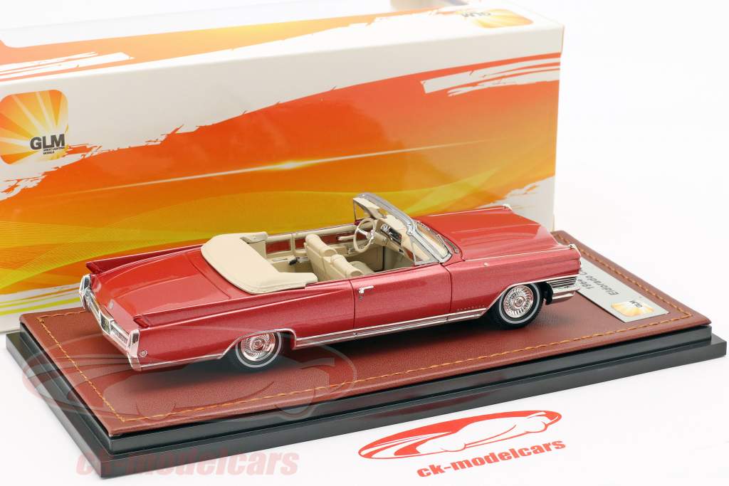 Cadillac Eldorado конвертируемый Open Top Год постройки 1964 красный металлический 1:43 GLM