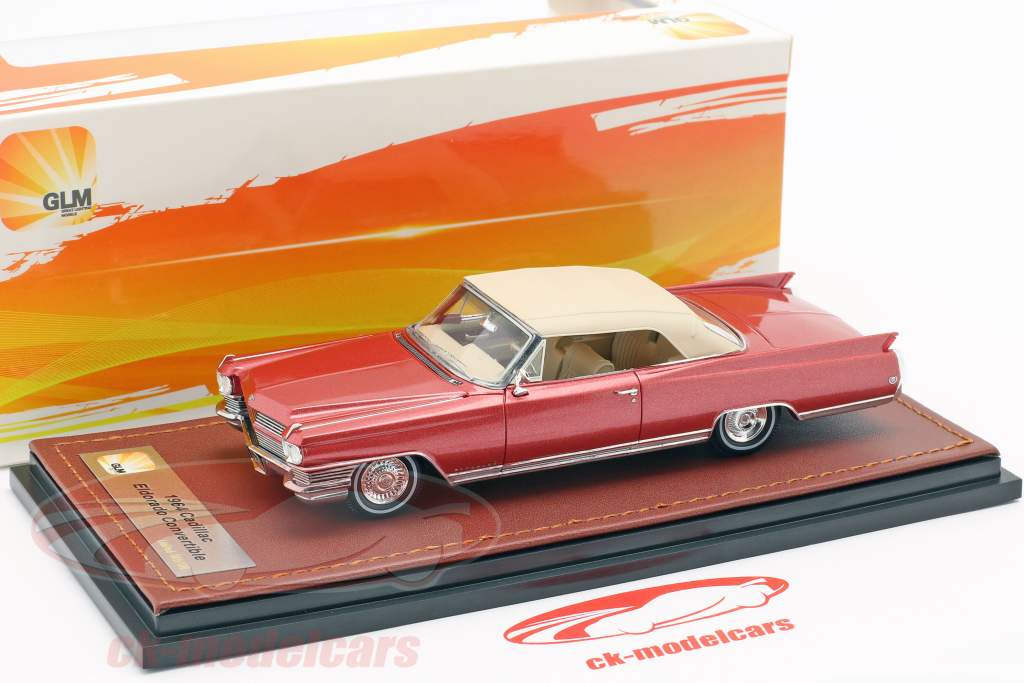 Cadillac Eldorado 可兑换 Closed Top 建造年份 1964 红 金属的 1:43 GLM