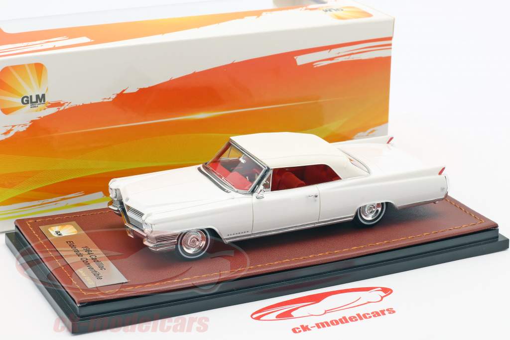 Cadillac Eldorado conversível Closed Top ano de construção 1964 aspen branco 1:43 GLM