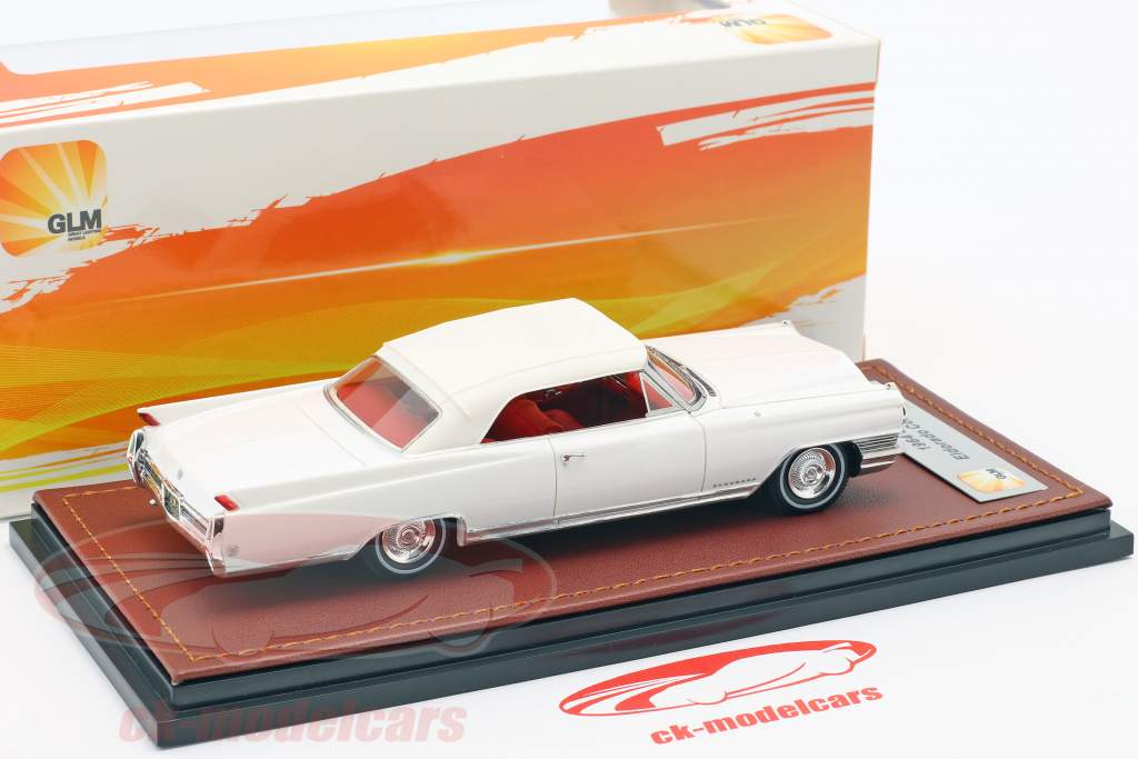 Cadillac Eldorado conversível Closed Top ano de construção 1964 aspen branco 1:43 GLM