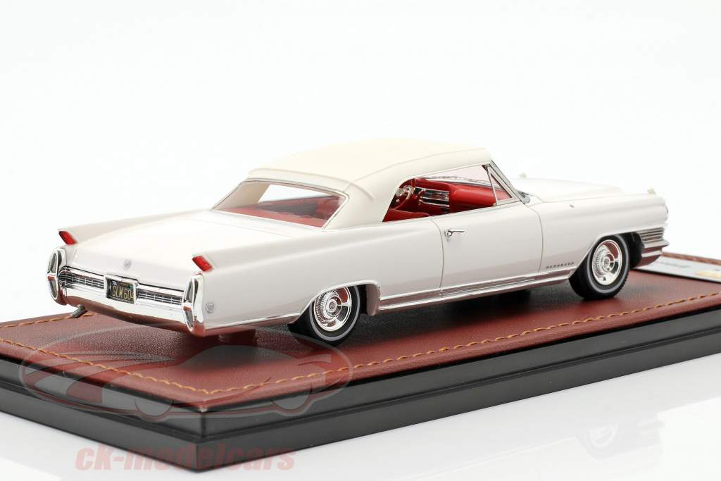 Cadillac Eldorado conversível Closed Top ano de construção 1964 aspen branco 1:43 GLM