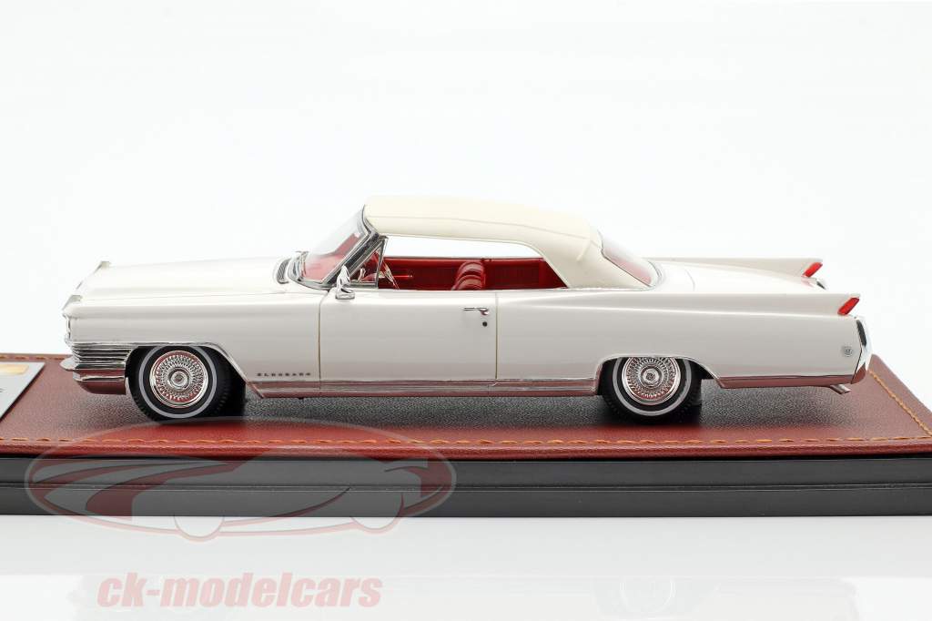 Cadillac Eldorado conversível Closed Top ano de construção 1964 aspen branco 1:43 GLM