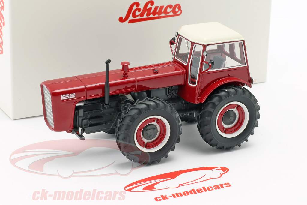 Steyr 1300 System Dutra trator vermelho 1:43 Schuco