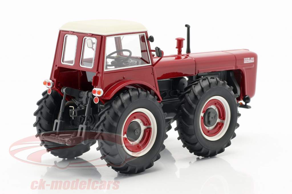 Steyr 1300 System Dutra trator vermelho 1:43 Schuco