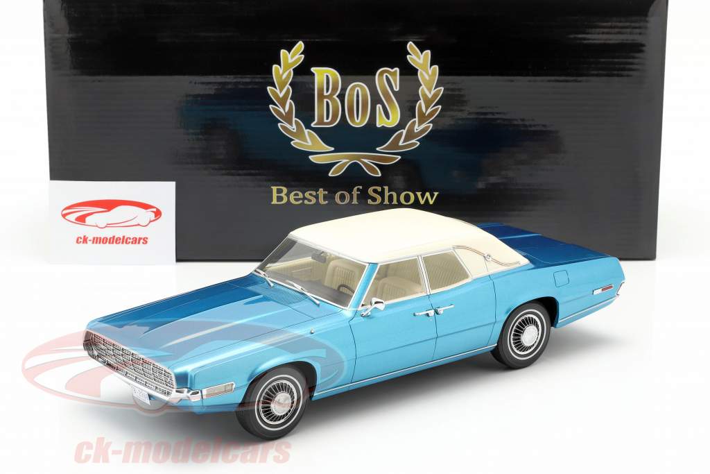 Ford Thunderbird Landaulet bleu / blanc 1:18 BoS-Models