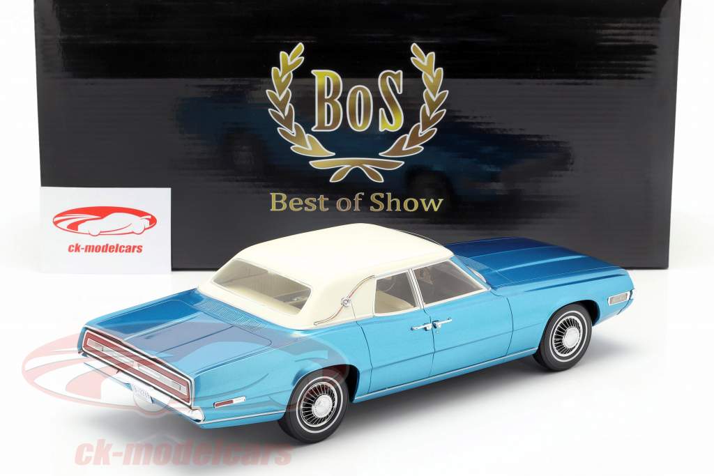Ford Thunderbird Landaulet blå / hvid 1:18 BoS-Models