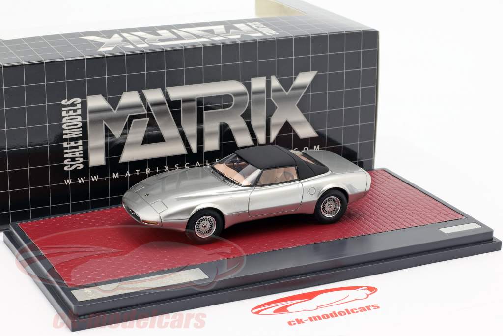 Jaguar XJ Spyder Concept Pininfarina Closed Top 1978 argent 1:43 Matrix