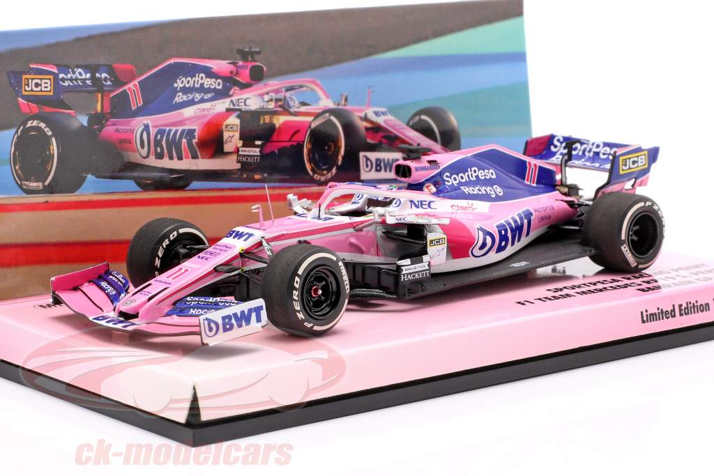 Sergio Perez Racing Point RP19 #11 bahrain GP formula 1 2019 1:43 Minichamps