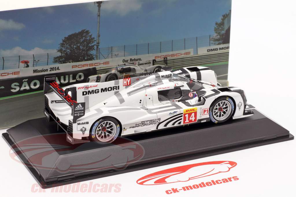 Porsche 919 Hybrid #14 First Victory Sao Paulo 2014 Dumas, Jani, Lieb 1:43 Spark
