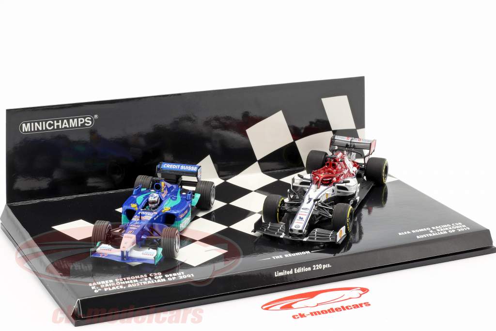 Minichamps 1:43 2-Car Set Kimi Räikkönen reunion Australian