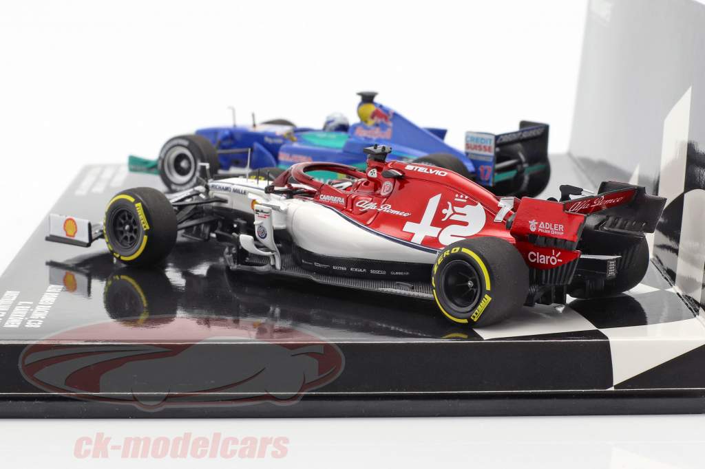 ルックスマート 1/43 kimi Raikkonen Minichamps 1:43 2-Car Set Kimi Räikkönen reunion Australian