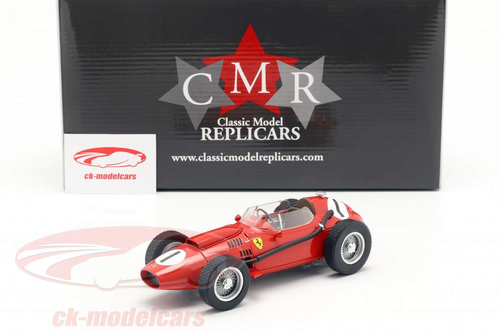 Peter Collins Ferrari Dino 246 #1 gagnant britannique GP formule 1 1958 1:18 CMR