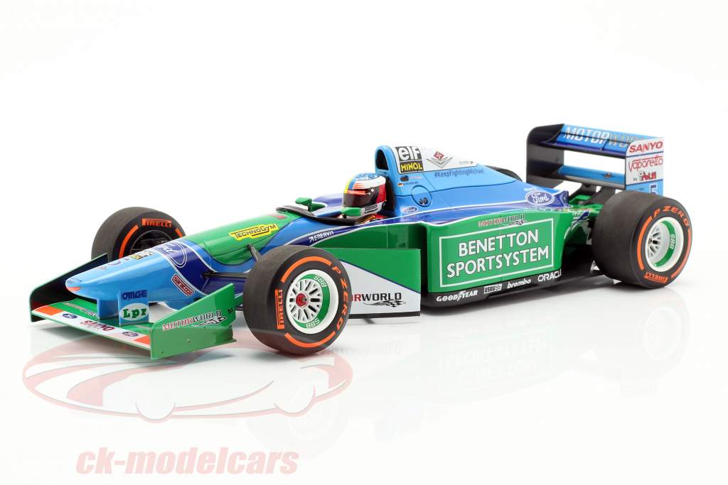 Mick Schumacher Benetton B194 #5 Demo Run GP Spa formula 1 2017 1:18 Minichamps
