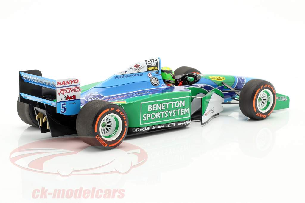 Mick Schumacher Benetton B194 #5 Demo Run GP Spa formula 1 2017 1:18 Minichamps