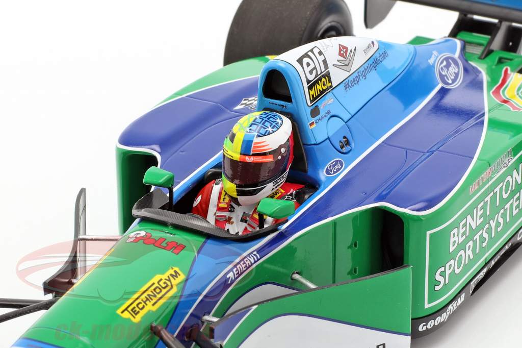 Mick Schumacher Benetton B194 #5 Demo Run GP Spa formula 1 2017 1:18 Minichamps