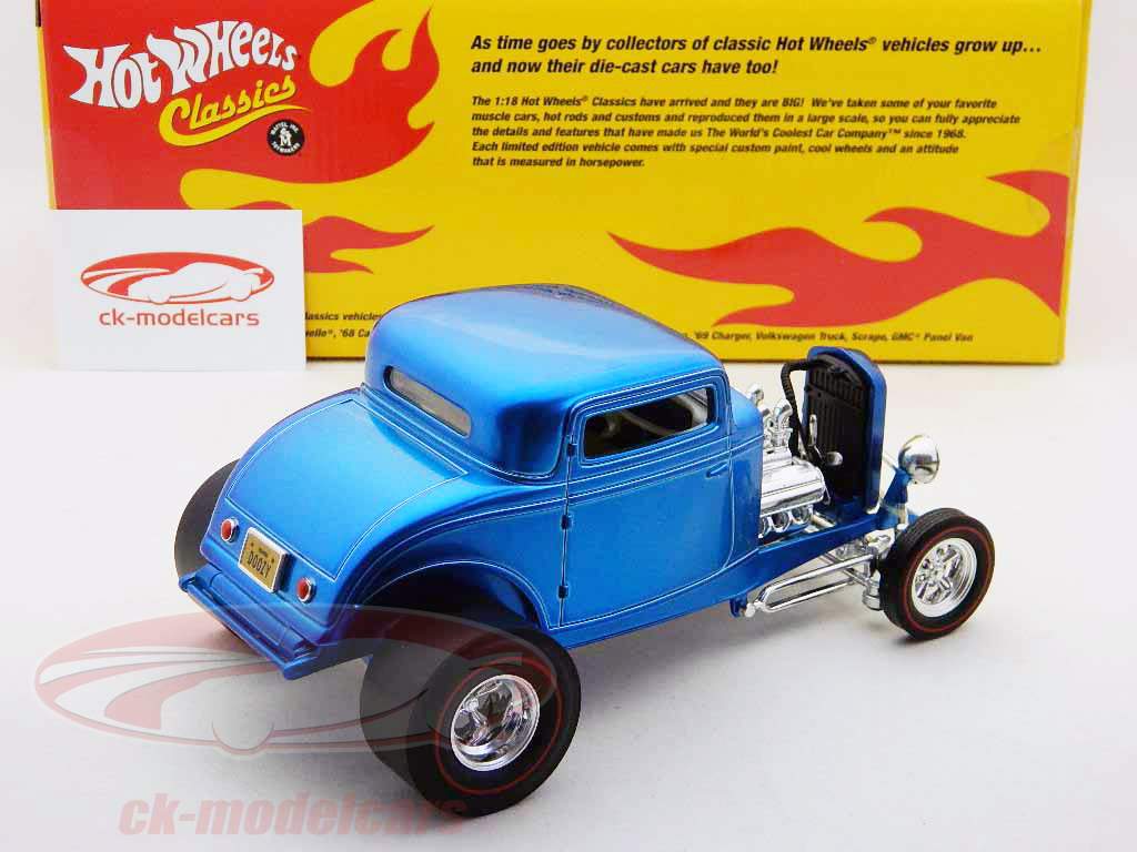 Ford Coupe Hot Rod candy blau 1932 1:18 HotWheels Classics