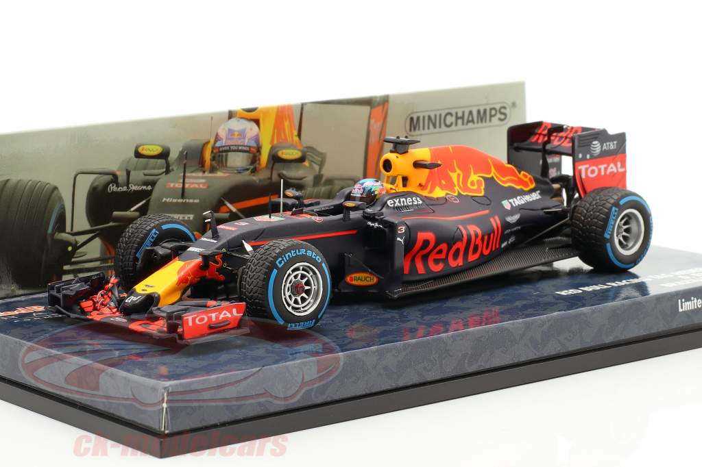 Daniel Ricciardo Red Bull RB12 #3 Brazilië GP formule 1 2016 1:43 Minichamps