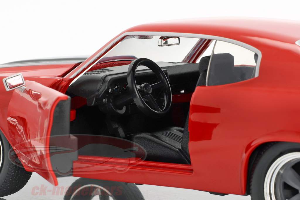 Dom's Chevrolet Chevelle SS Fast and Furious rød / sort 1:24 Jada Toys