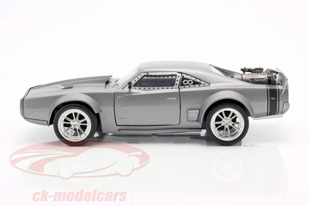 Dom's Ice Dodge Charger R/T Fast and Furious 8 银 1:24 Jada Toys