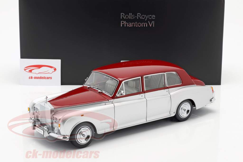 Rolls Royce Phantom VI argent / rouge 1:18 Kyosho