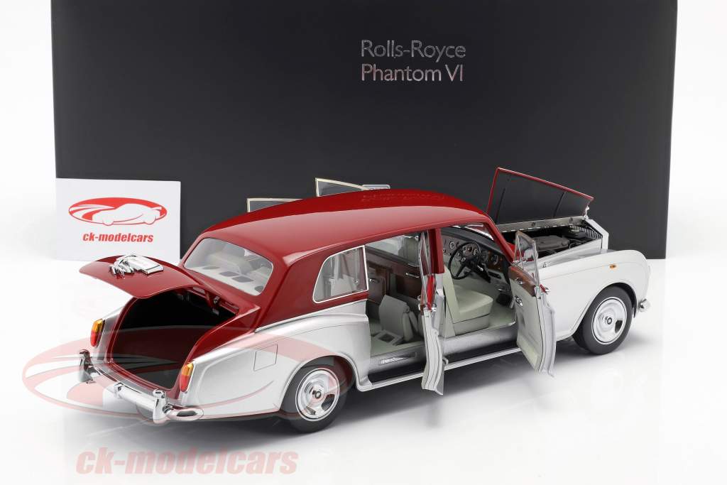 Rolls Royce Phantom VI plata / rojo 1:18 Kyosho