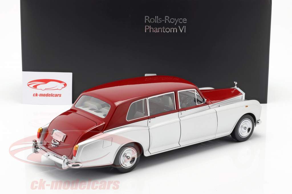 Rolls Royce Phantom VI 銀 / 赤 1:18 Kyosho