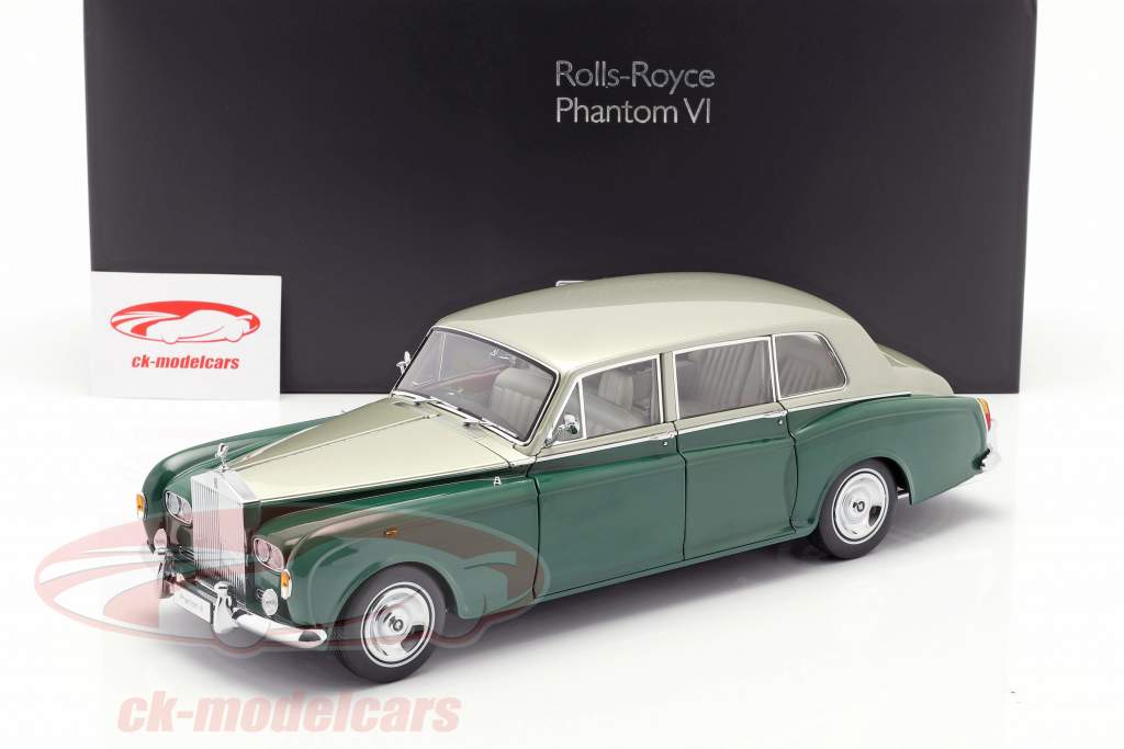 Rolls Royce Phantom VI grøn / sølv 1:18 Kyosho