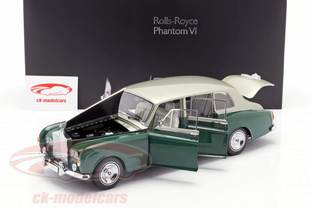 Rolls Royce Phantom VI verde / prata 1:18 Kyosho