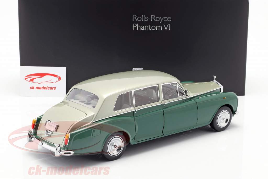 Rolls Royce Phantom VI grøn / sølv 1:18 Kyosho