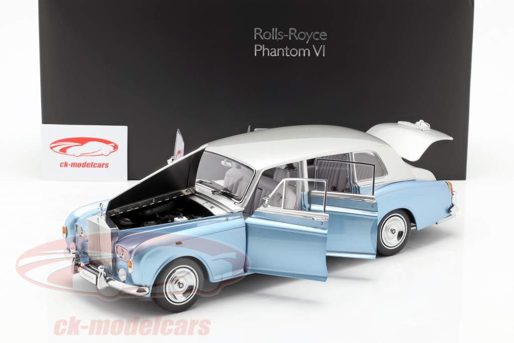 Rolls Royce Phantom VI Bleu clair / argent 1:18 Kyosho