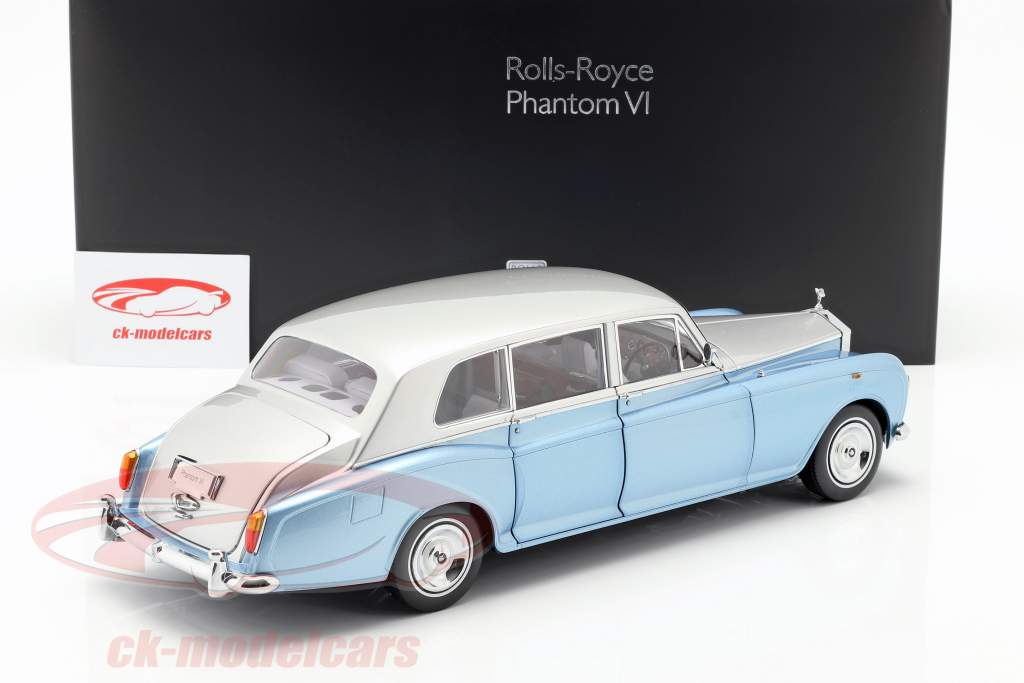 Rolls Royce Phantom VI Bleu clair / argent 1:18 Kyosho