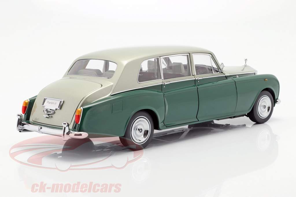 Rolls Royce Phantom VI verde / plata 1:18 Kyosho
