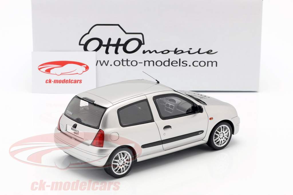 Renault Clio 2 RS Phase 1 Год постройки 1999 boreal серый 1:18 OttOmobile
