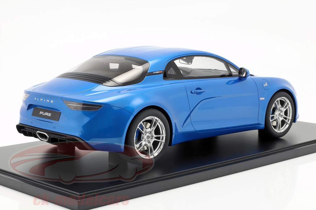 Renault Alpine A110 Pure Bouwjaar 2019 blauw 1:8 GT-Spirit