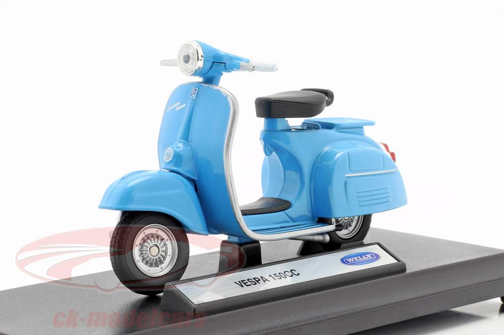 Vespa 150CC anno di costruzione 1970 blu 1:18 Welly