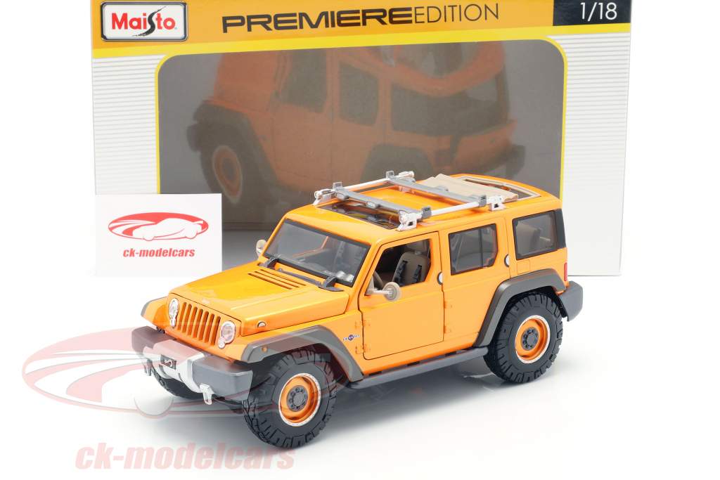 Jeep Wrangler Rescue Concept orange 1:18 Maisto