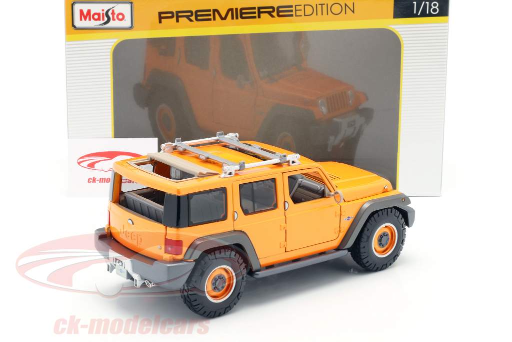 Jeep Wrangler Rescue Concept orange 1:18 Maisto