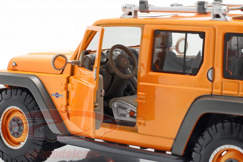 Jeep Wrangler Rescue Concept orange 1:18 Maisto