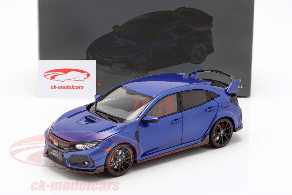 Honda Civic Type R 1/18 ミニカー LCD MODELS Honda Civic Type-R 2020 Black 1:18 by LCD Models