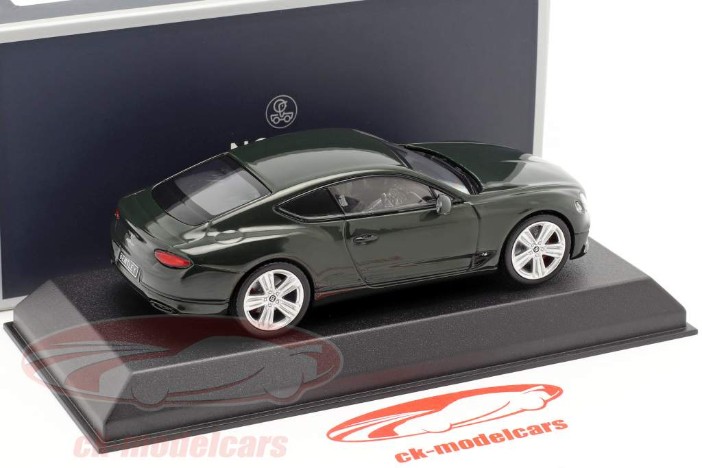 Bentley Continental GT année de construction 2018 courses vert 1:43 Norev