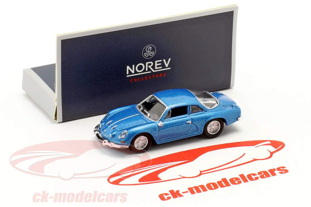 Alpine A110 Год постройки 1973 синий металлический 1:87 Norev
