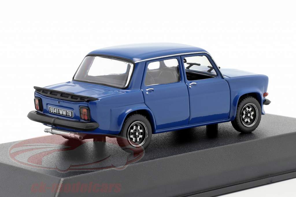 Simca 1000 Rally 3 Prototype year 1978 talbot blue 1:43 Norev