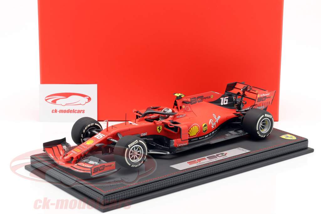 Charles Leclerc Ferrari SF90 #16 5th Australian GP F1 2019 With Showcase 1:18 BBR