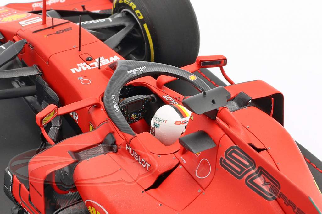 Sebastian Vettel Ferrari SF90 #5 4 ° australiano GP F1 2019 con vetrina 1:18 BBR