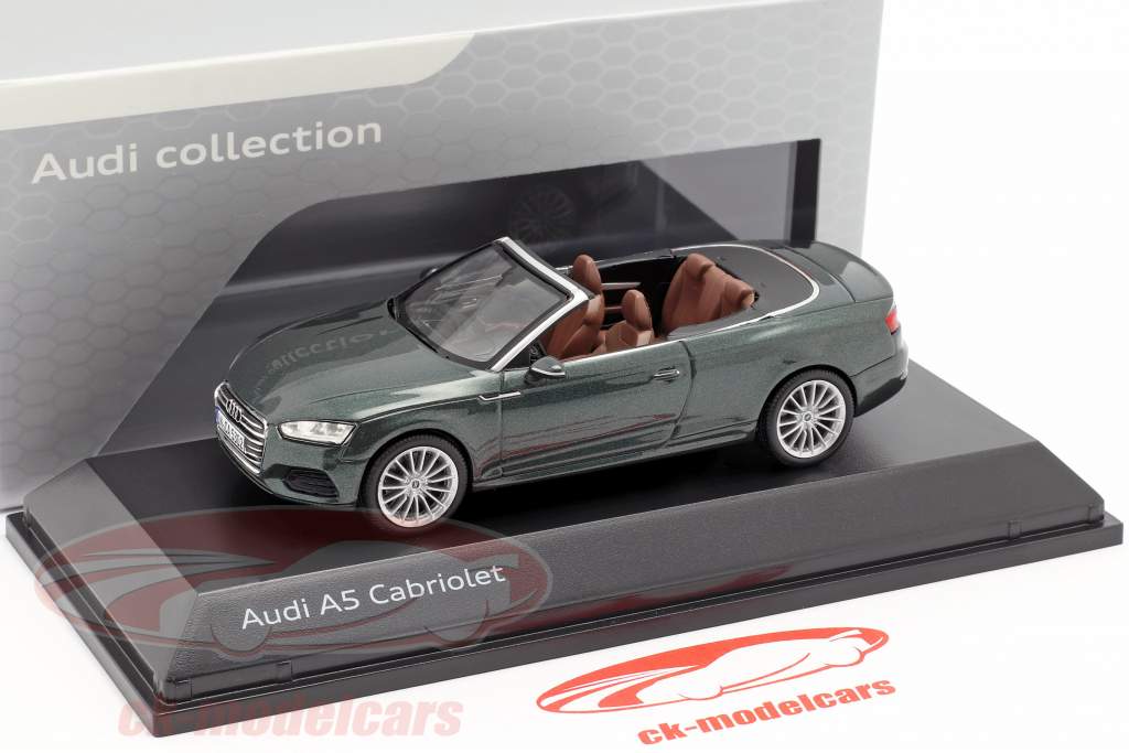 Audi A5 Cabriolet année de construction 2017 vert Gotland 1:43 Spark